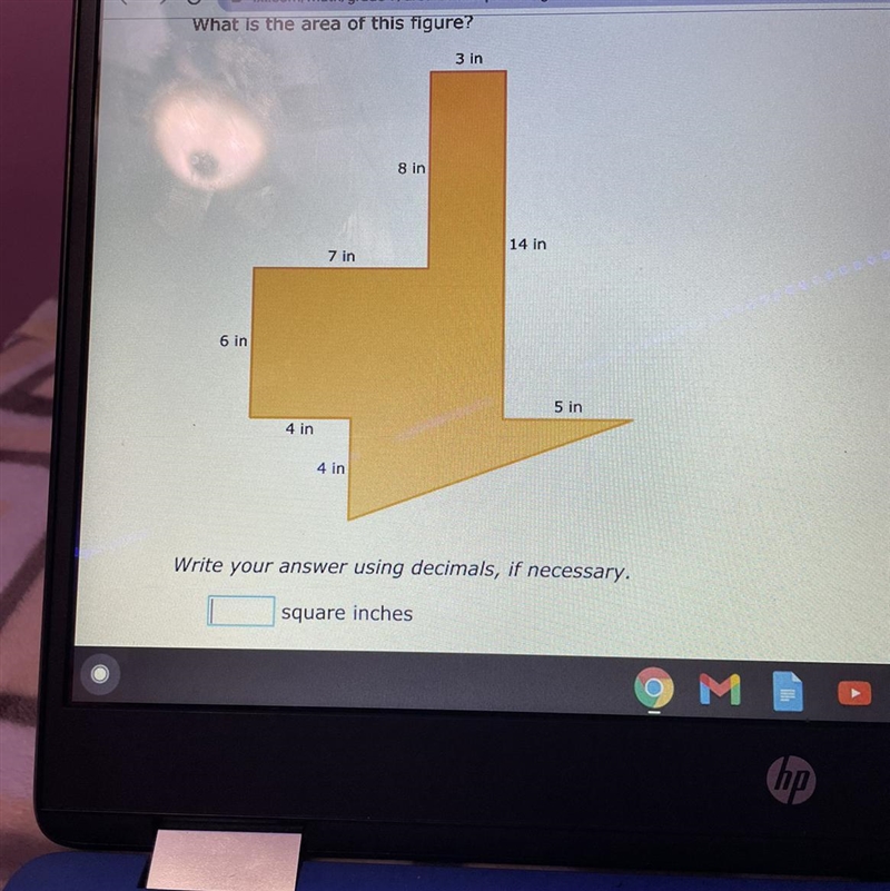 What is the area if the figure?-example-1