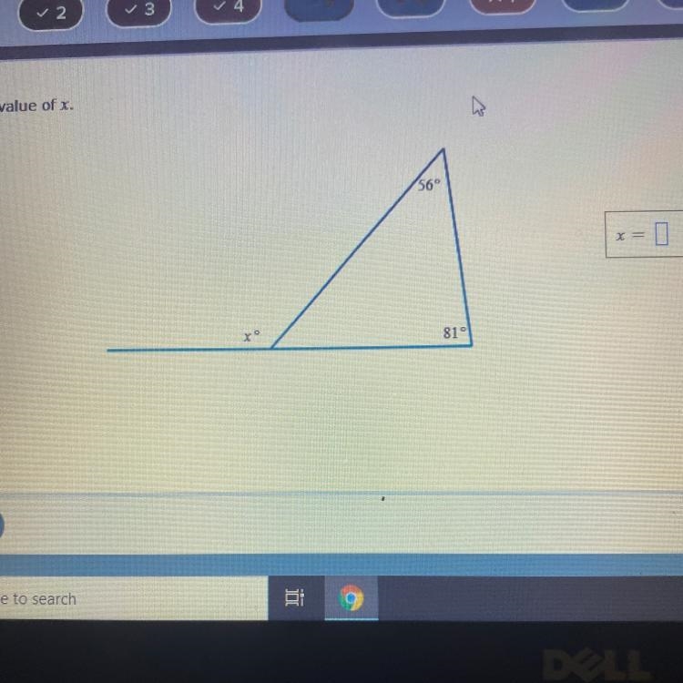 Find the value of x-example-1