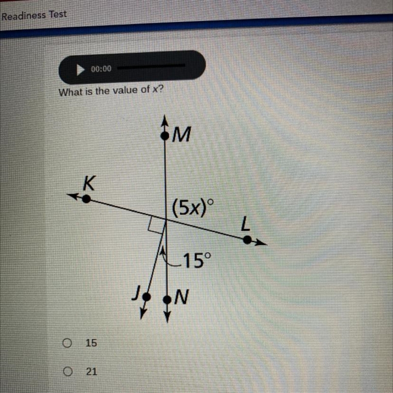 What is the value of x •15 •21 •26 •105-example-1