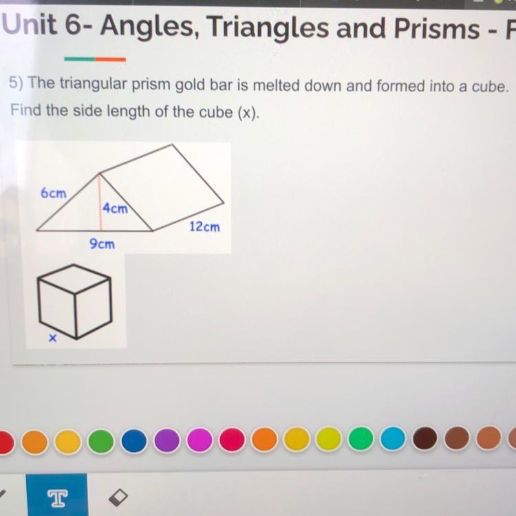 Find the side lengths the cube X-example-1