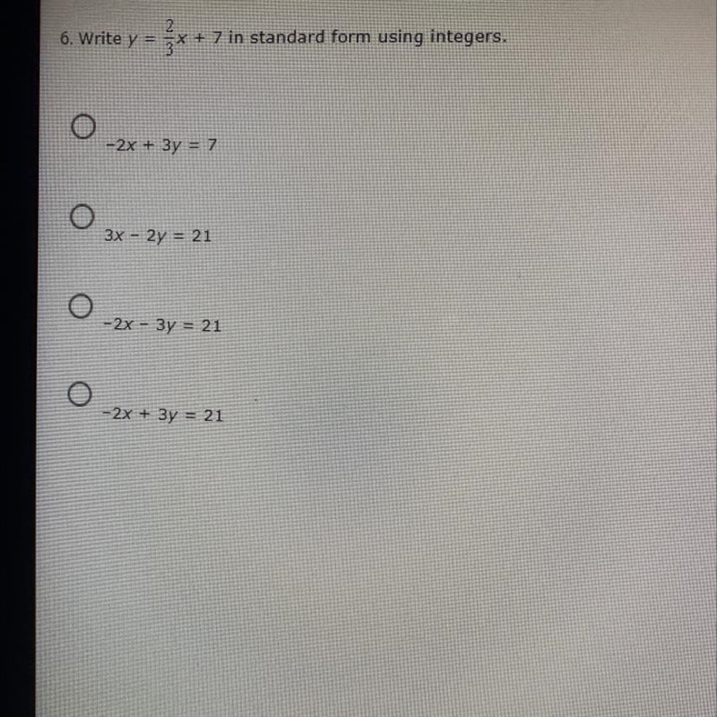 Write in standard form using integers. (ASAP help) Is it a, b, c or d?-example-1