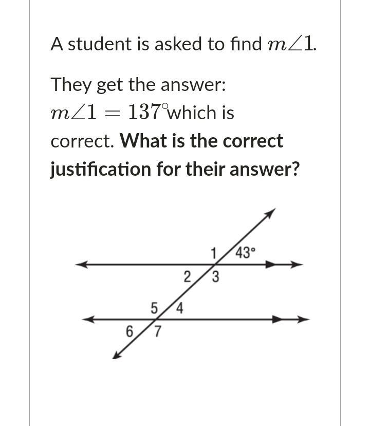 Hey lol pls help ;) A) the angles are alternate exterior angles B) the angles are-example-1