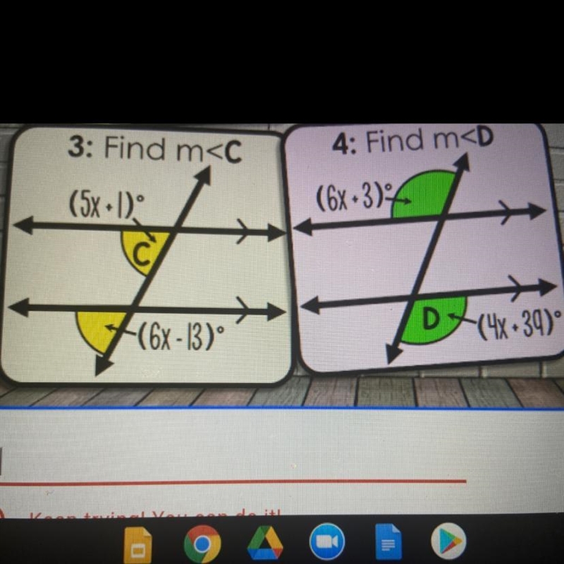 3: Find m 4: Find m (5x+1). (6x-3)4 +(6x-13) D(4x39) Please help I’m giving 15 points-example-1