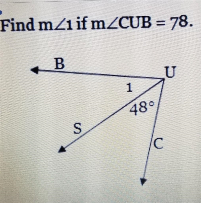 Find the measurement of angle 1. explain your reasoning.​-example-1