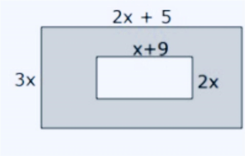 Determine a simplified expression for the shaded area-example-1