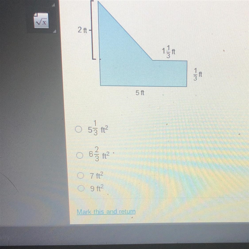 What is the area of the figure?-example-1