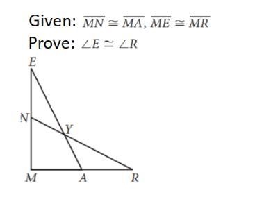 Please help, prove how angle E and angle R are congruent-example-1