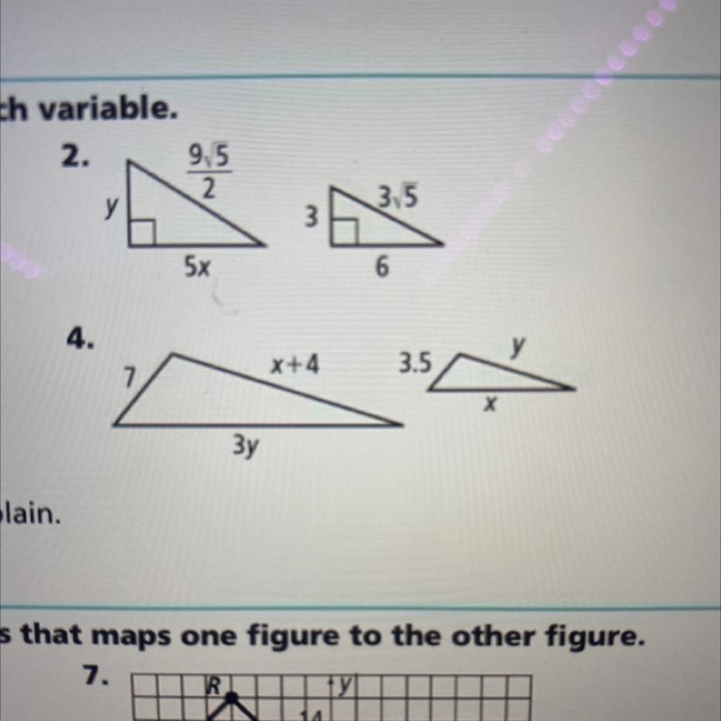 The polygons are similar. Find the value of each variable. #4 i know the answer is-example-1