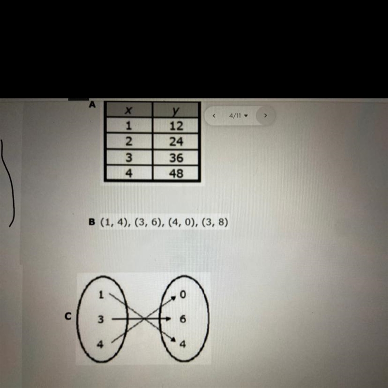 Please help this is 8th grade math btw Which of the following does NOT represent a-example-1