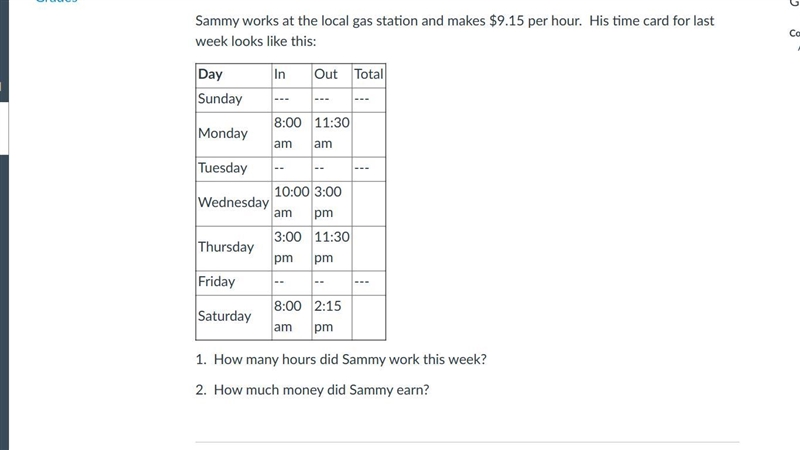 NEED THE ANSWERS NOWWWW!!!!!!!!!!!!! Please do the table and the questions-example-1