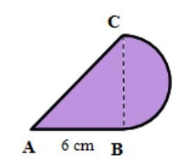 Please Help!! Find the area and the perimeter of the shaded regions below. Give your-example-1