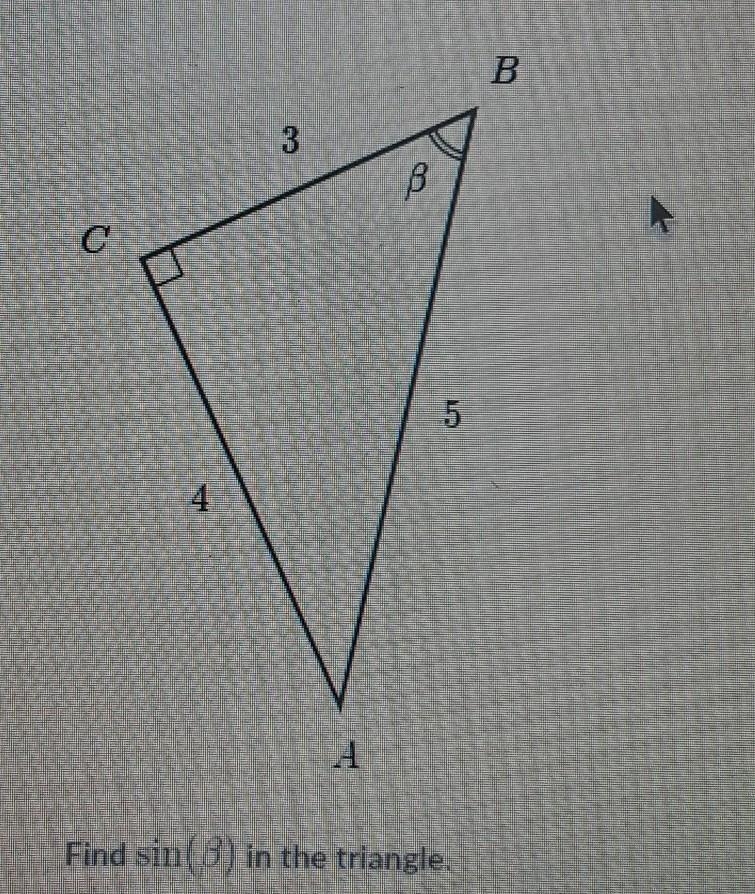 Find sin in the triangle 3/4 4/3 3/5 4/5​-example-1