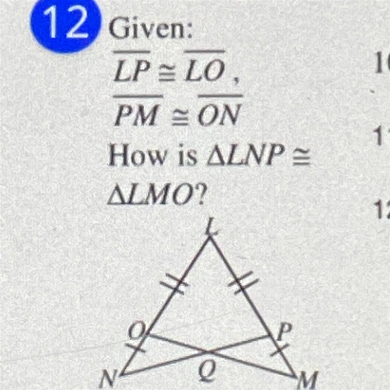 The triangle are congruent by? SAS, ASA, SSS-example-1