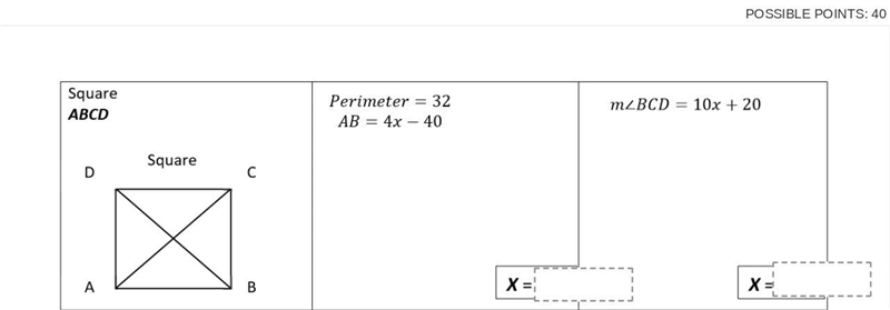 Plzzz help square paralellogram-example-1