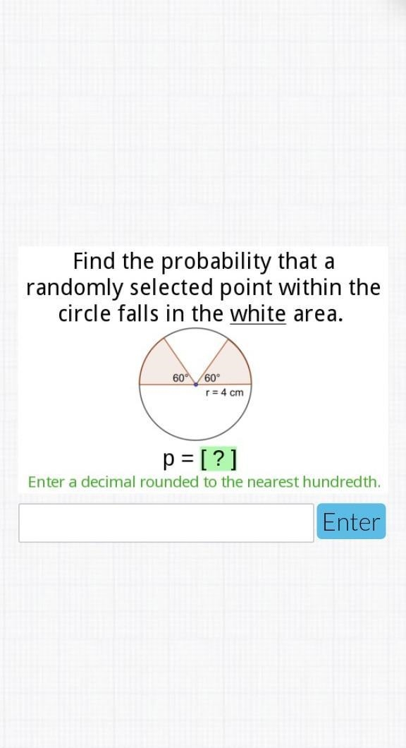 Find geometric probability​-example-1