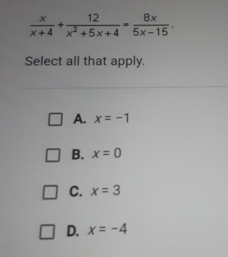 Find any domain restrictions on the given rational equation:​-example-1