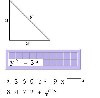 100 points The triangle shown is a right triangle. Create the equation to be used-example-1