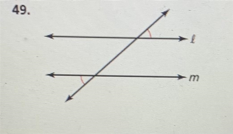 Determine whether lines L and m are parallel. Explain your reasoning.-example-1