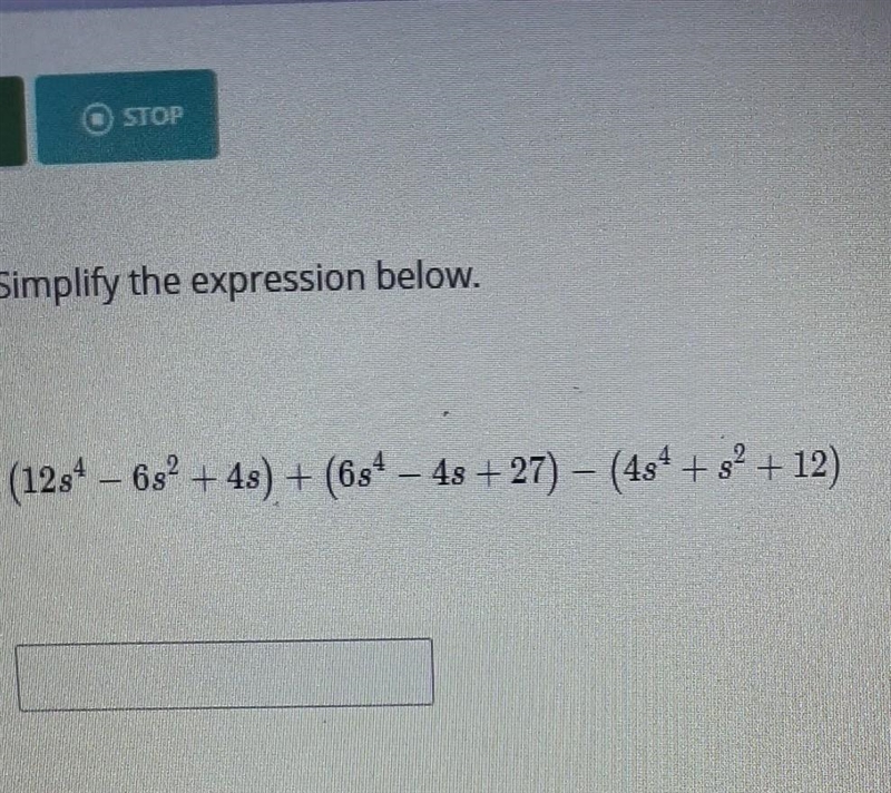 Please help! Simplify the polonomial​-example-1