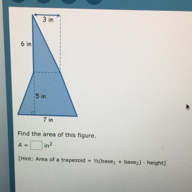 Find the area of this figure. A = in^2-example-1