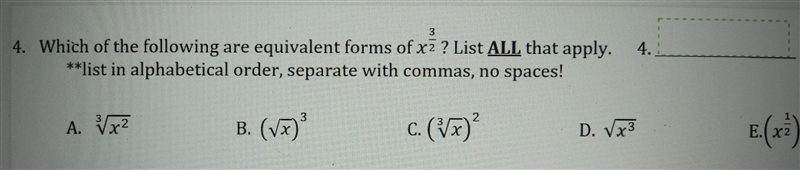 Please help asap!! I think D is one of the answers but i'm not sure-example-1