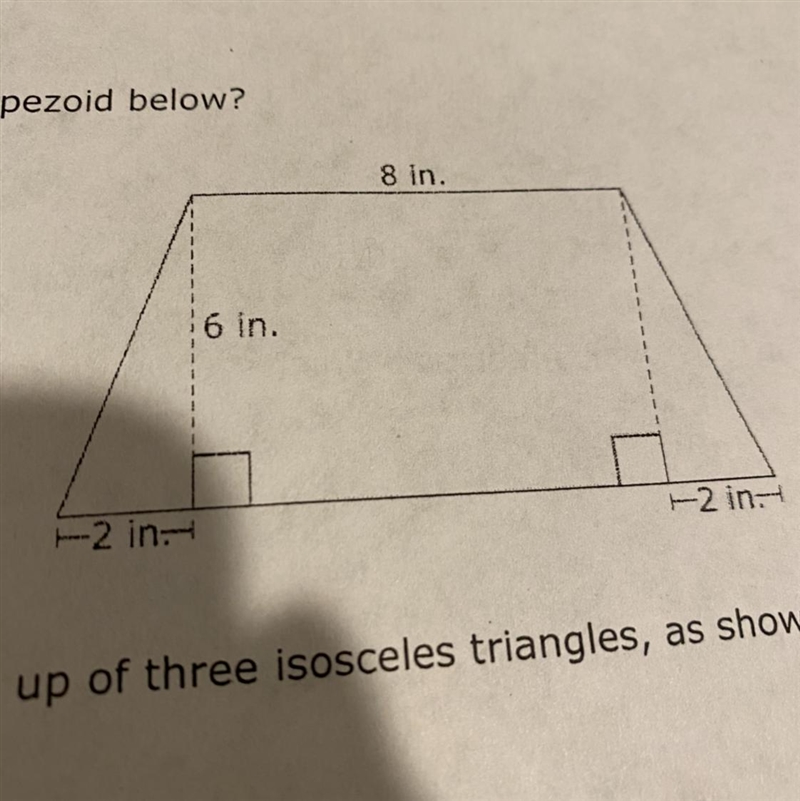 What is the area of the trapezoid below-example-1