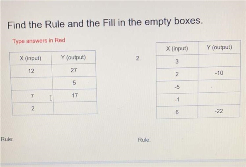 I just need the numbers and rule. I can’t fail this thank u sm if u help me :)-example-1