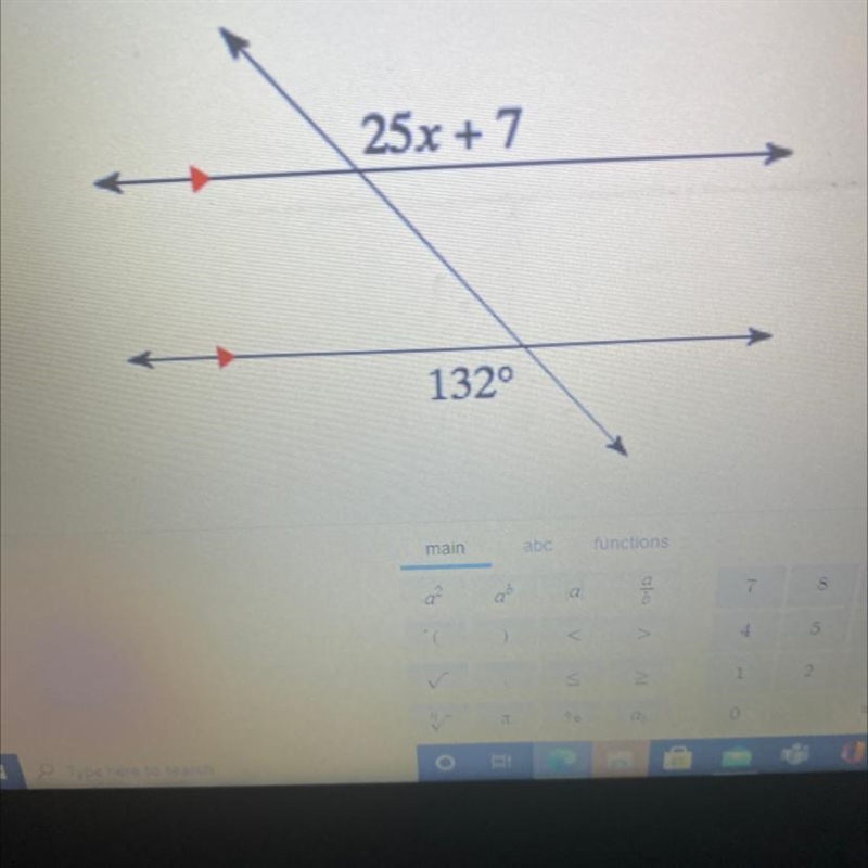 Find. The value of x??-example-1