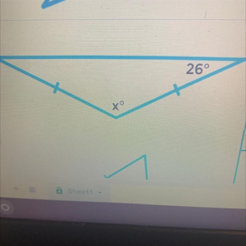 Can someone help find X on the Triangle plssss-example-1