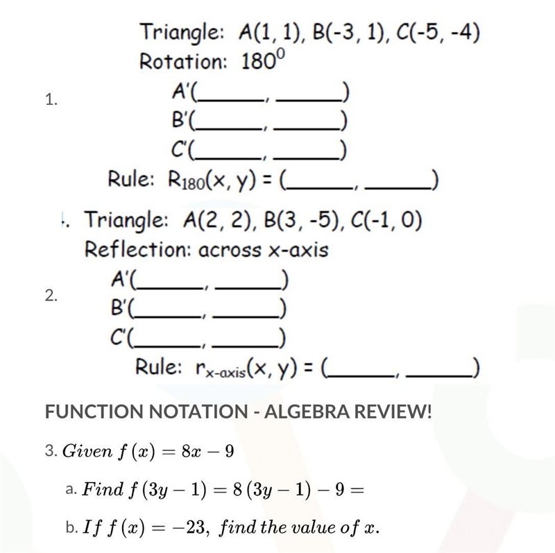 PLEASE ANSWER AND EXPLAIN THE #3-example-1