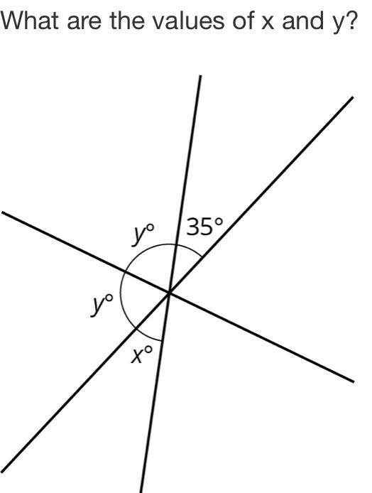 What are the values of x and y-example-1