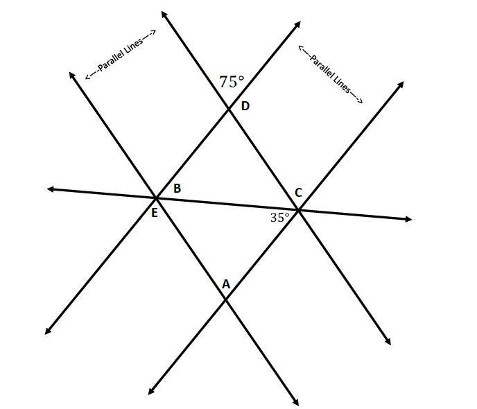 Find angles A, B, C, D, & E.-example-1