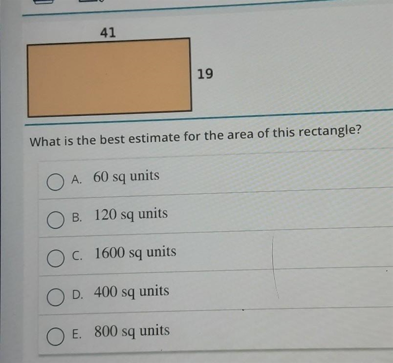 What is the best estimate for the area of this rectangle​-example-1