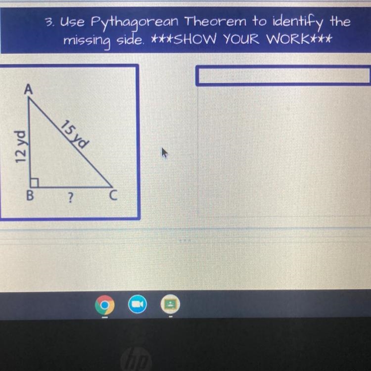 Please help me find the missing side and show your work-example-1