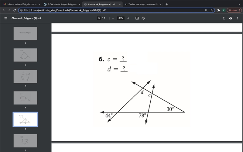 I basically just have to find the angles but I also want to understand so if you could-example-1