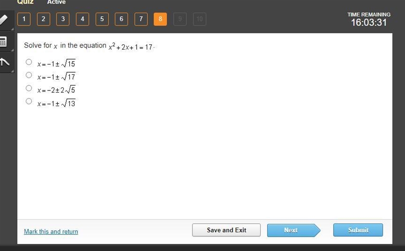 Solve for x in the equation-example-1