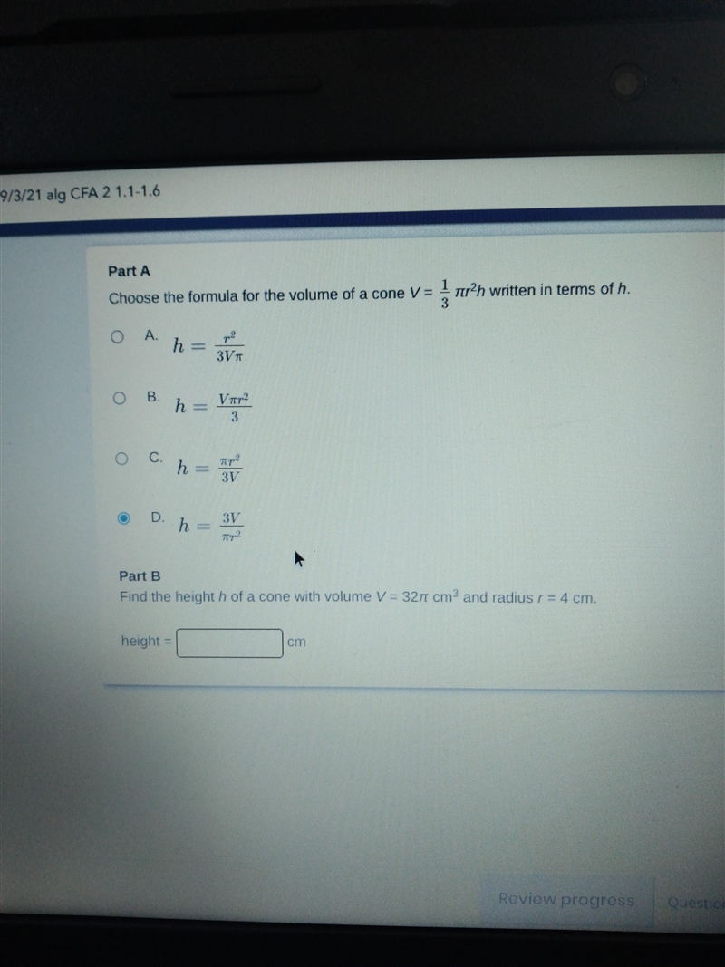 I need help with part B-example-1