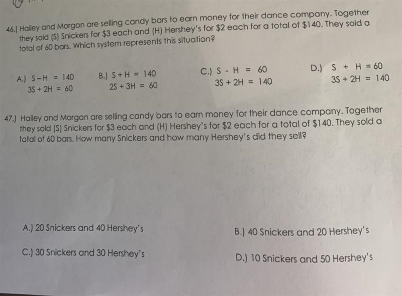 PLEASE HELP URGENT!!!!!!!! NUMBER 46 AND 47!!!!!!!!!!!!!!-example-1