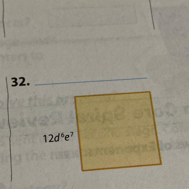 Express the area of each square as a monomial-example-1