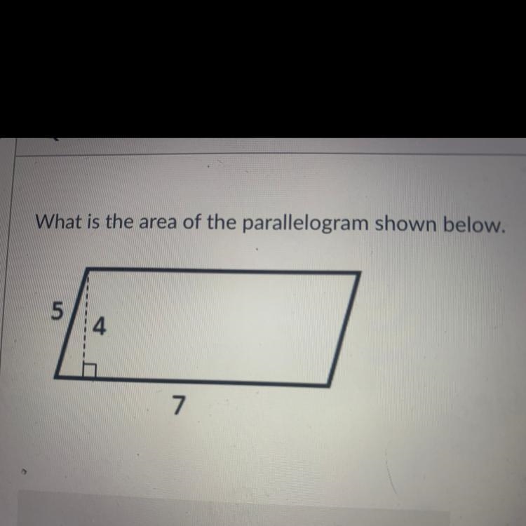 What’s the area of this parrelogram? (There is a photo!) Please help me!-example-1