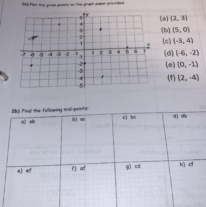 I don’t understand what it means by find the mid points someone pls help I’m so behind-example-1