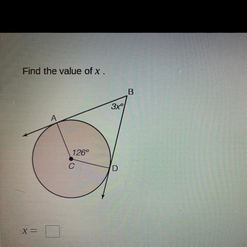 Need help. Find the value of x-example-1