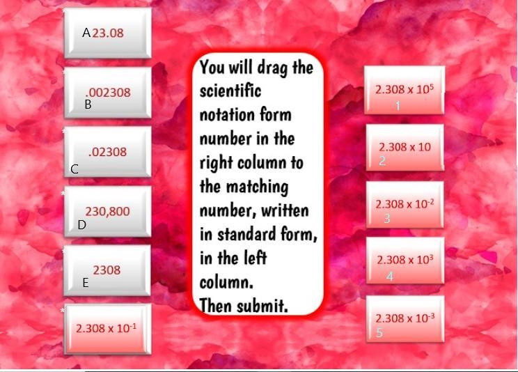 Scientific Notation, if you could help that would be wonderful!-example-1