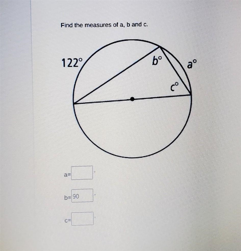 Can anyone help me with this? I know that angle B is 90° (The 122° is that part of-example-1