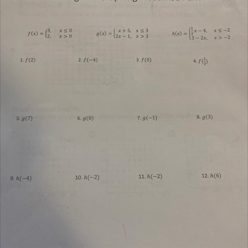 Helpp Evaluating and Graphing Piecewise Functions-example-1