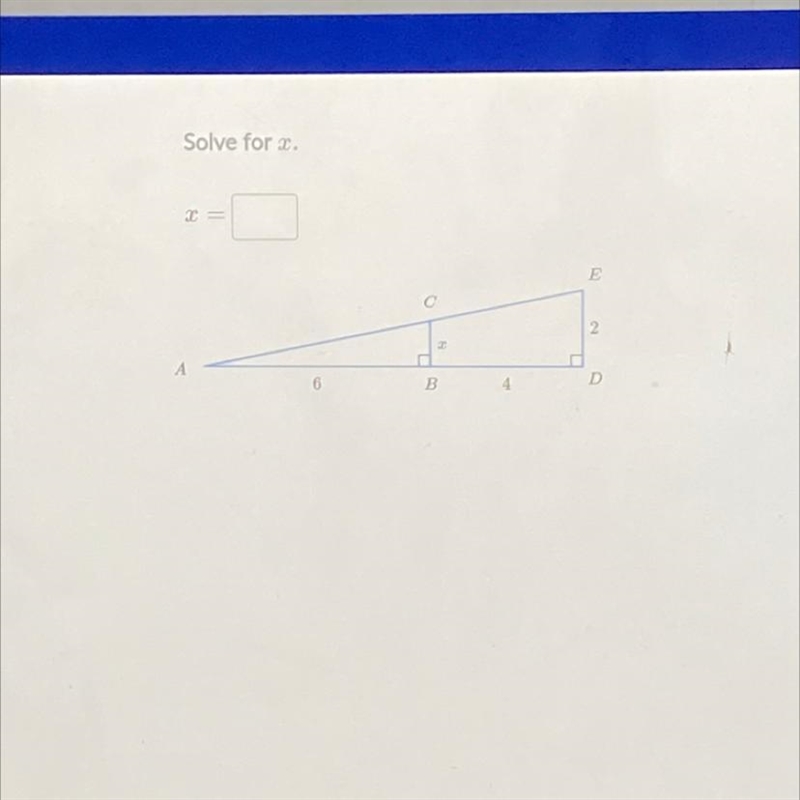 Solve similar triangles (advanced)-example-1