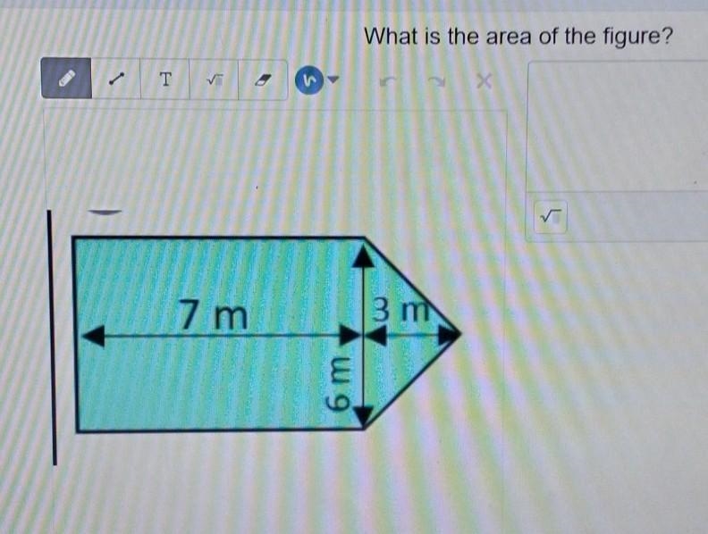 NEED ANSWER ASAP DOING A QUIZ what is the area of the figure​-example-1