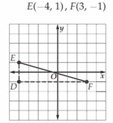 Hi, can you please help me? solve for EF​-example-1