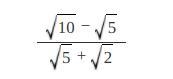 Hi can u please help solve this. something with conjugnates.-example-1