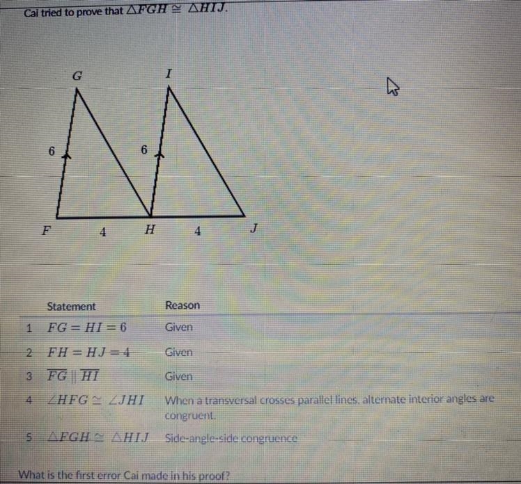 Help! ASAP! The answer choices are: A- Cai are used an invalid reason to justify the-example-1